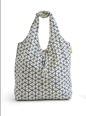 Chinoiserie Blue & White Reusable Market Bag