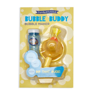 Duck bubble maker toy with bubble solution bottle

Bubble Buddy duck bubble blaster for kids outdoor play

Yellow duck bubble maker toy for kids

Cute duck shaped bubble maker with bubbles

Bubble Buddy Bubble Maker Duck outdoor toy