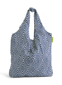 Chinoiserie Blue & White Reusable Market Bag