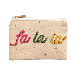 “Canvas zipper pouch with shimmering sequin exterior”

“Glittering sequin makeup pouch with zipper closure”

“Small canvas clutch with sparkling sequin design”

“Festive sequin zip pouch for accessories or cosmetics”
