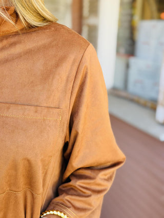 Briggs Camel Suede Dress
