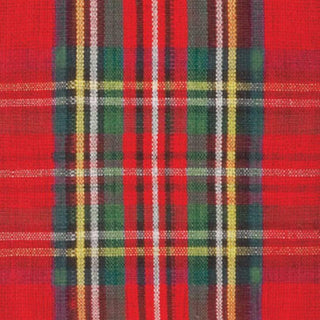 Red Plaid Cocktail Napkins