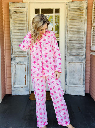 Happy Monkey Cotton Printed Pajamas