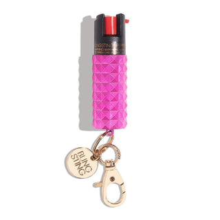 Pepper spray with keychain and charm compact personal safety spray
