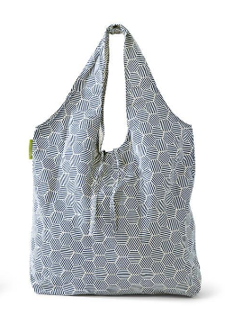 Chinoiserie Blue & White Reusable Market Bag