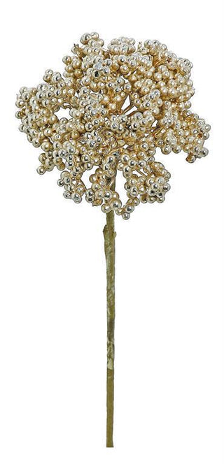 Metallic Seed Pick 13" Champagne