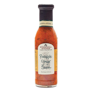 Stonewall Kitchen Pineapple Ginger Sauce bottle with sweet and spicy tropical flavor