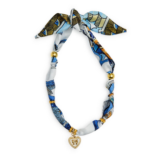 Tied To You Love Scarf Necklace