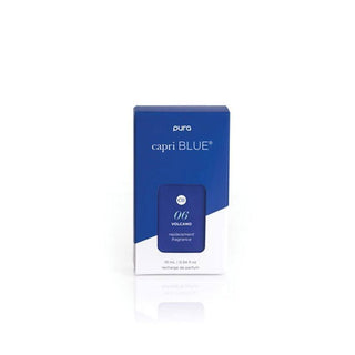 Capri Blue Volcano Pura Smart Vial fragrance refill featuring the iconic Volcano scent for Pura smart home diffusers.