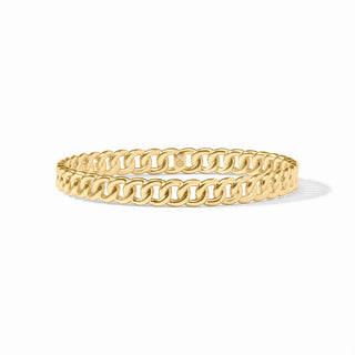Gold Dolce Bangle bracelet by Julie Vos

24K gold plated Dolce chain bangle

Julie Vos Dolce gold link bangle

Polished gold chain-style Dolce bracelet

Elegant 24K gold plated Dolce bangle