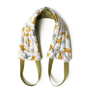 Hot Stuff heated neck wrap with spa seeds for microwave heat therapy