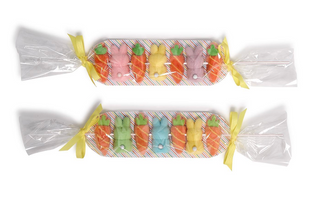 Bunny and carrot marshmallow candy kabob on stick

Easter marshmallow candy kabob with bunnies and carrots

Spring bunny and carrot marshmallow candy skewer

Whimsical Easter marshmallow treat with bunny shapes