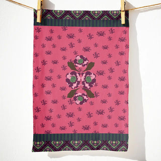 Lynette Reed Tea Towel with decorative printed design
