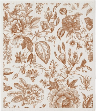 Fall Pattern Swedish Dishcloths in plaid and floral designs