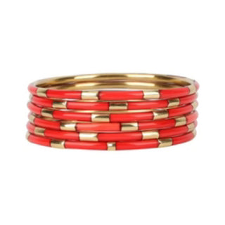 BuDha Girl Coral Veda Bangle