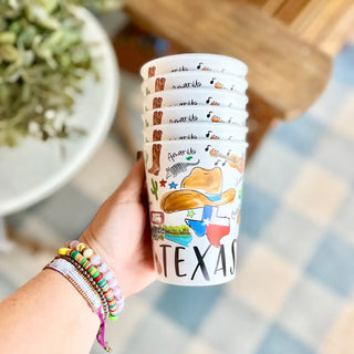 Texas Reusable Party Cups