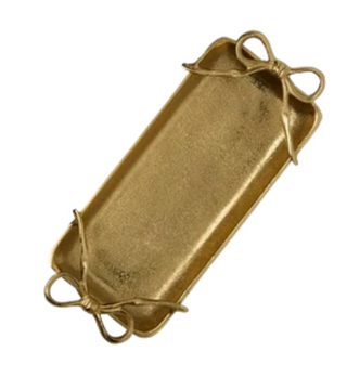 Gold Bow Serving Trays