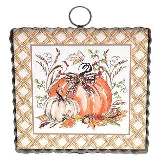 Mini Art Festive Pumpkin Round Top