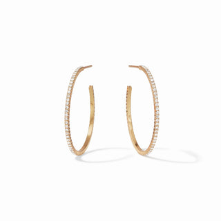 Windsor Hoop Earrings by Julie Vos

18K gold plated hoop earrings with cubic zirconia

Julie Vos Windsor gold crystal hoop earrings

Sparkling gold hoops with cubic zirconia stones

Elegant Windsor hoop earrings by Julie Vos