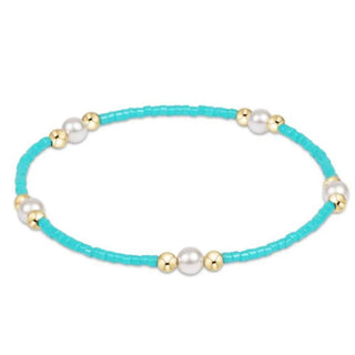 enewton 6.25" Hope Purpose Pearl Bracelet - Turquoise