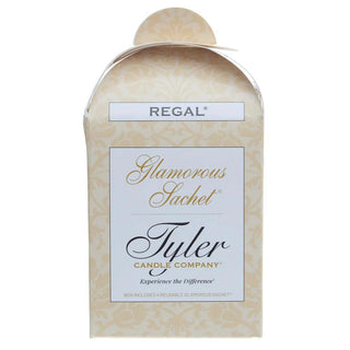 Tyler Candle Company Regal Laundry Detergent 1.89L

Tyler Candle Company Regal Candle Collection

Regal Mixer Melts and Sachets by Tyler Candle Company

Tyler Candle Company Regal Linen and Room Spray 227g

Tyler Candle Company Regal Auto Glam Air Freshener