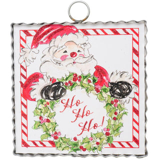 Mini Art HoHoHo Santa Round Top