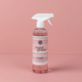 Sweet Grace multi-surface cleaner spray bottle

Bridgewater Sweet Grace cleaner in 15.2 oz spray

All-purpose cleaner in Sweet Grace fragrance

Non-toxic Sweet Grace cleaning spray with floral scent