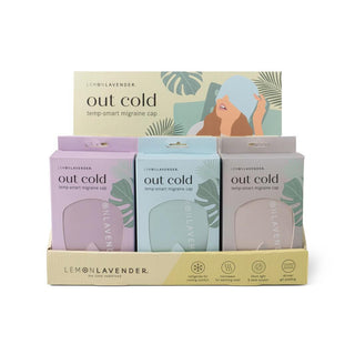 Out Cold temp-smart migraine cap for hot and cold headache relief

Temp-smart gel migraine cap that can be microwaved or refrigerated

Soft stretch migraine relief cap blocking light and easing tension

Out Cold migraine cap providing cooling or warming compression therapy