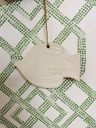 Peace On Earth Dove Ornament