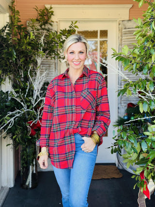 Anna Plaid Button Down