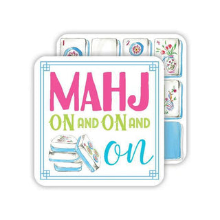 Mahjong Tiles Square Coaster