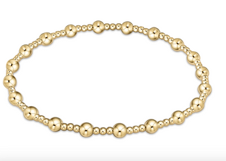enewton Classic Sincerity Pattern Bead Bracelet - Gold