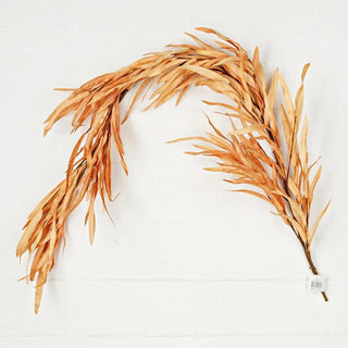 4.5ft Garland-Foam Willow Leaves - Autumn