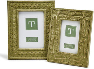 Two's Company Green Photo Frame