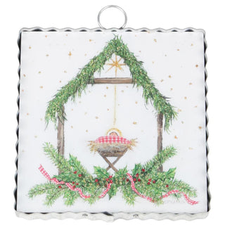 Gingham King Mini Gallery Round Top