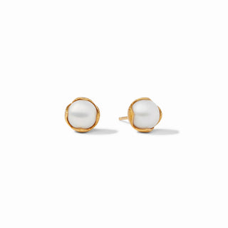 Penelope Stud Earrings with pearls by Julie Vos

24K gold plated Penelope pearl stud earrings

Julie Vos Penelope gold and pearl studs

Classic pearl stud earrings with gold setting

Elegant gold and pearl stud earrings by Julie Vos