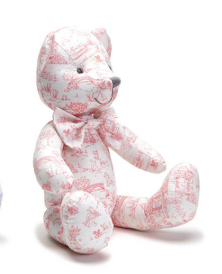 Animal Toile Stuffed Teddy Bear