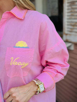 Vacay/Out of Office Cover-Up Shirt