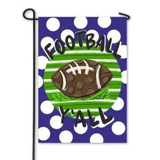 Football Ya'll Garden Flag