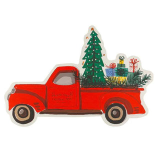 Red Truck Christmas Paper Placemats