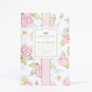 Greenleaf Peony Bloom scent with bergamot fresh florals and green grass notes