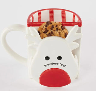 Reindeer Cookie Pocket Mug