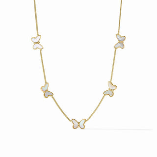 Papillon Delicate Station Necklace Mother of Pearl Julie Vos