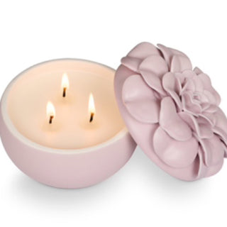 Ceramic Flower Candle