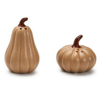 Pumpkin Salt and Pepper Shakers Brown