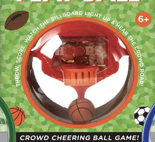 Handheld Play Ball sports game with lights and sound

Light-up basketball handheld game toy

Kids sports handheld game with sound effects

Portable soccer and football light-up game