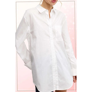 Savannah Poplin Basic Button Down