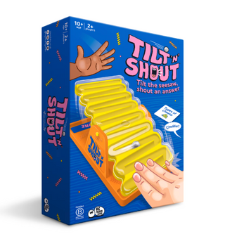 Tilt 'N' Shout fast-action trivia party game